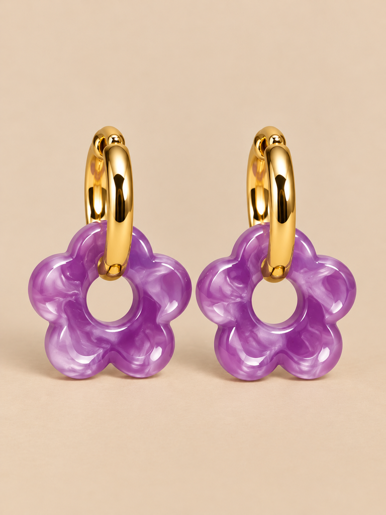 Pendientes Flora